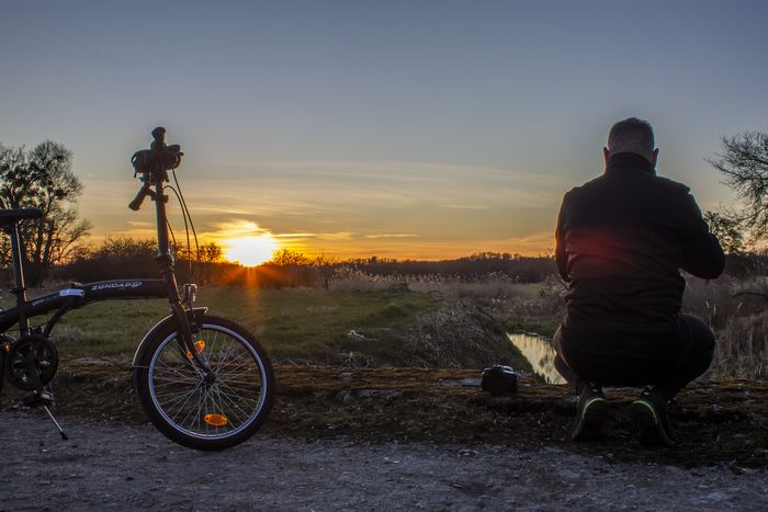 Auch mal zum Sonnenuntergang ohne anschließend lang zurücklaufen zu müssen
